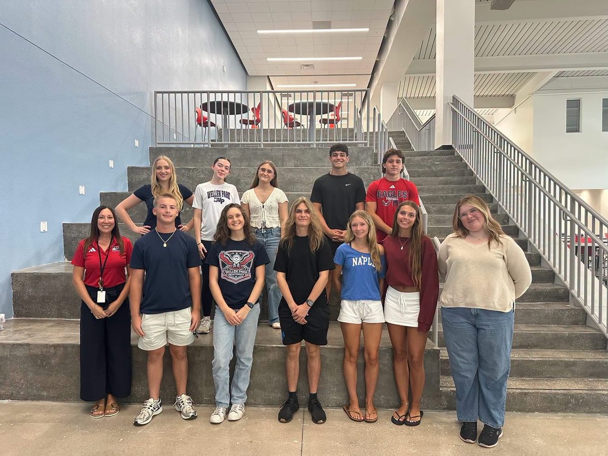 MarlaBrasco's tweet photo. Proud mom moment. ❤️🦅
Congratulations to @nicobrasco on being named one of Wellen Park High School’s Founding Eagles Student Leaders! Proud of the young man you’re becoming and excited to watch you help lead Eagle Nation. #BuiltToSoar #ClassOf2028 https://t.co/kWMBjDGXP6