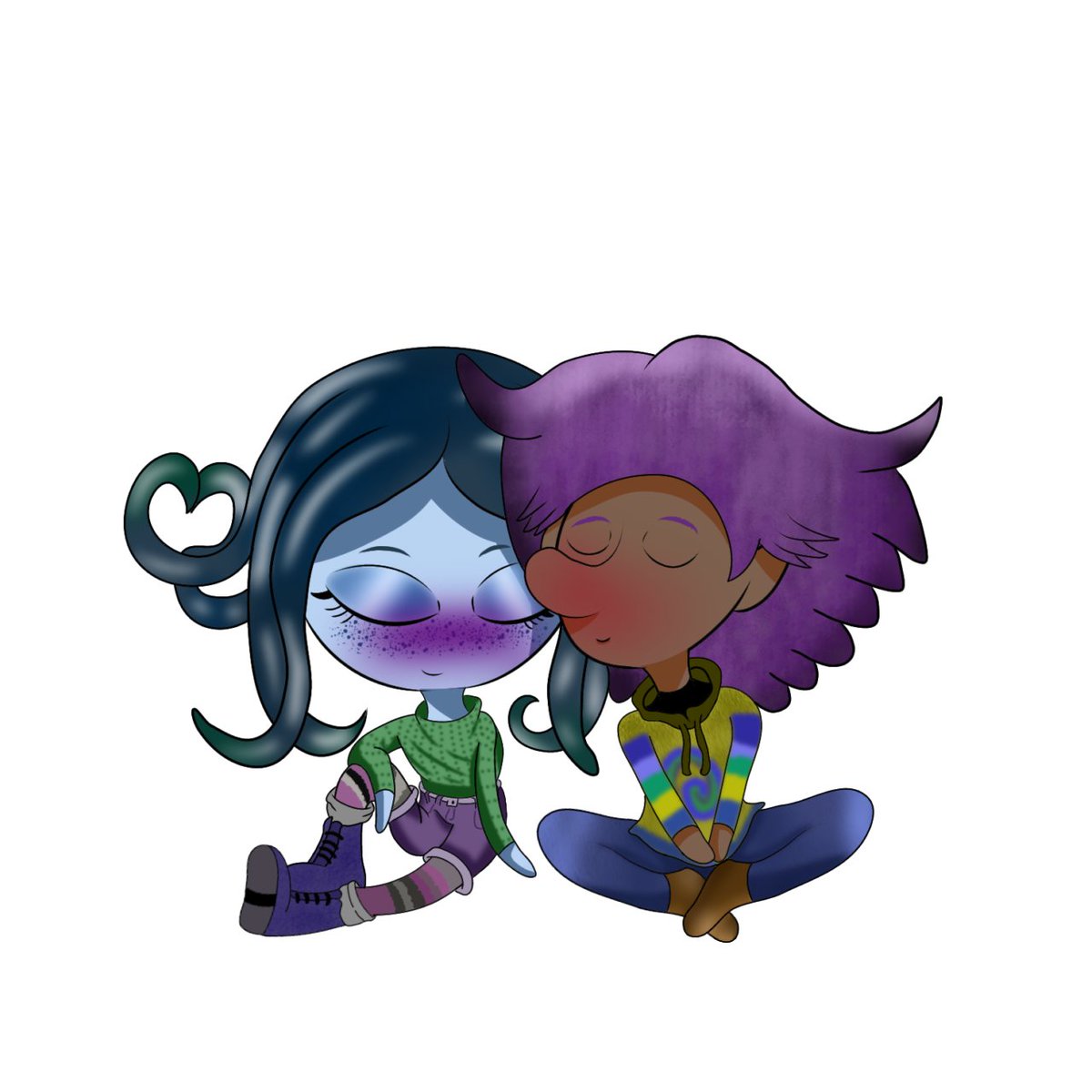 Fhor319117's tweet photo. Sentados pasando el día.
Después le hago un fondo, después, ués, ués, ués....
#RubyGillman #tennagekraken #RGTK #fanart #RubyxConnor https://t.co/MMiZ4Zn2KP