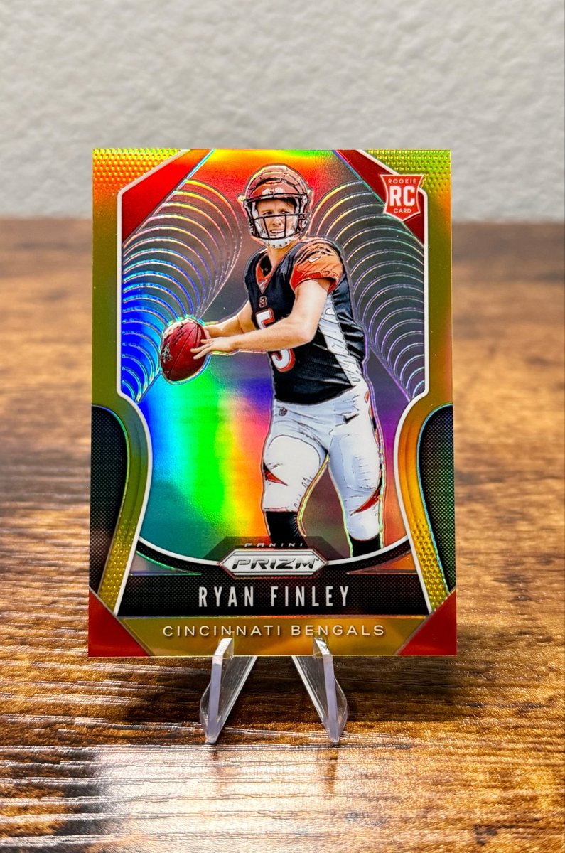 PANINI NFLカード SELECT PRIZM RYAN FINLEY CINCINNATI BENGALS 10/10 #281 送料無料 中古 IT1 🐅 Bengals PC Card of the Day: Day 338 : 2019 Prizm Ryan Finley