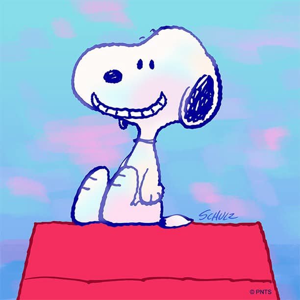 Hierofantis's tweet photo. Snoopy with a smile! 😀 #currentmood https://t.co/rKzmzAN1tY
