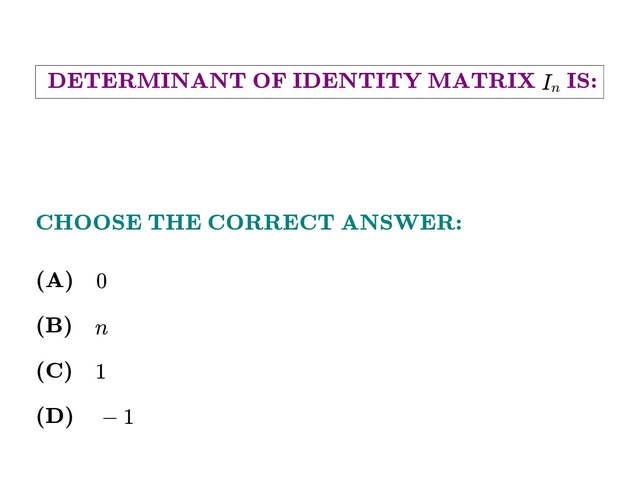 XMathTricks's tweet photo. Transpose flips rows and columns β easy trap here. π
#Matrices #LinearAlgebra #MathTips https://t.co/KHRKJp46py