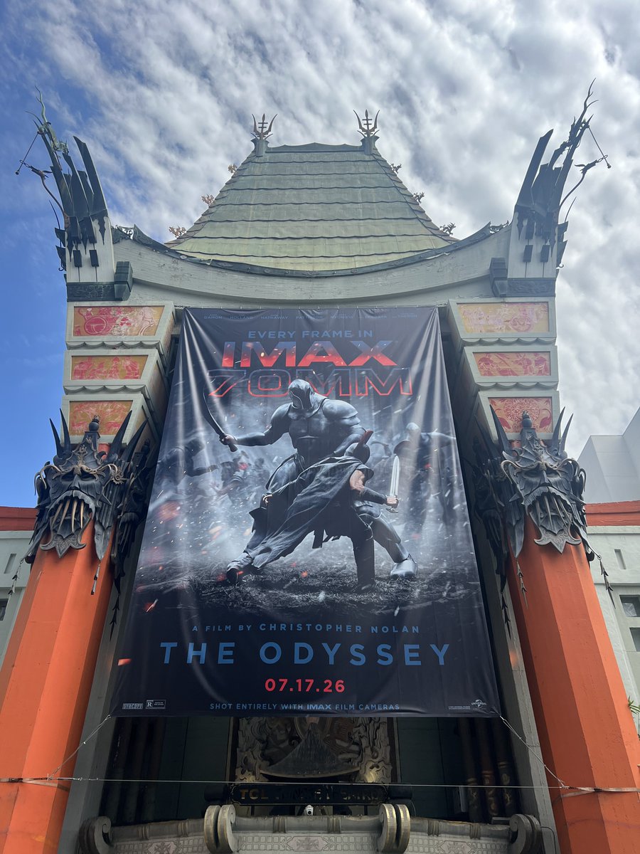 anmolistic's tweet photo. IMAX 70mm at the TCL Chinese Theatre, as it was meant to be watched in 🤩 https://t.co/phszi4FKme
