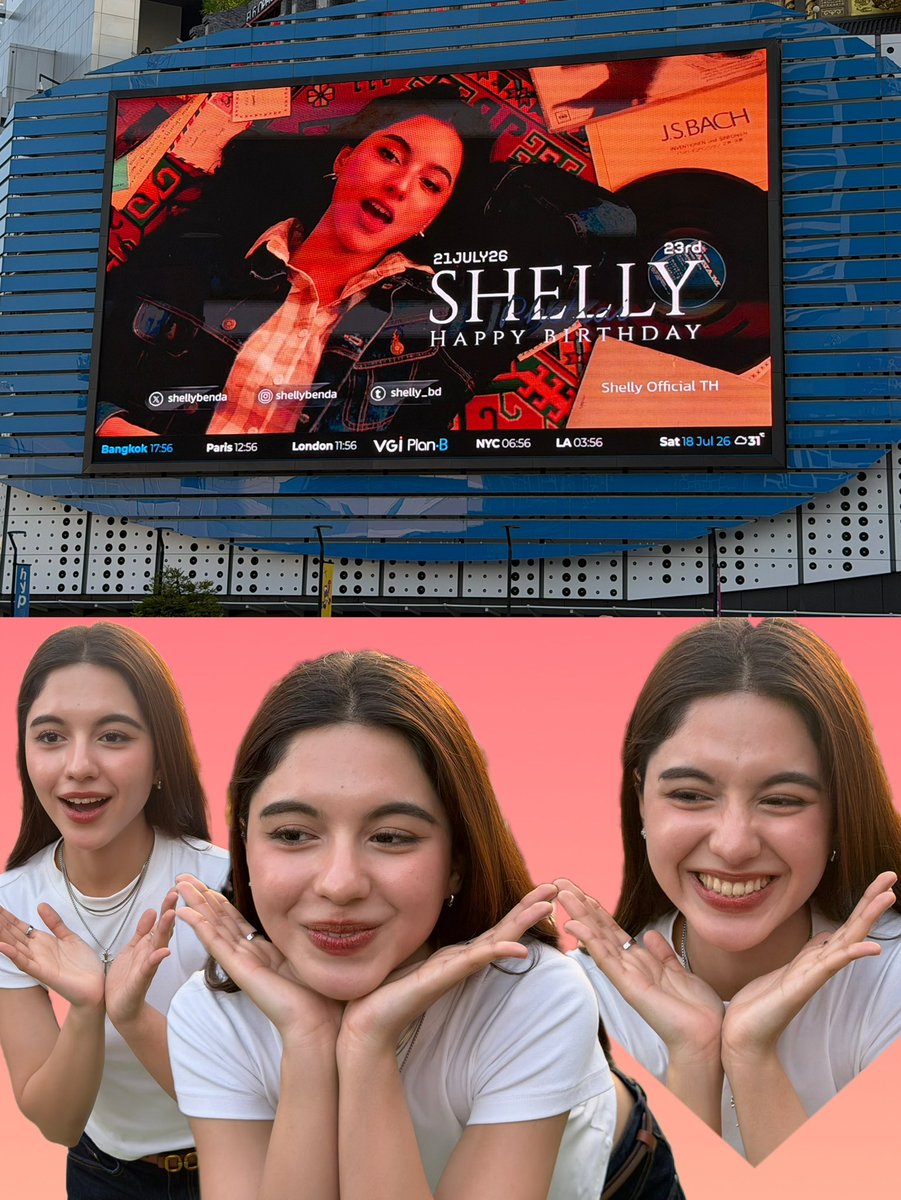 JoyDDing's tweet photo. Happy 23rd birthday, Shelly! 🎂 May this year bring you endless joy, bright moments, and all the success your heart desires. Shine bright always! ✨🐻
BEST WISHES SHELLY
#Happy23rdShelly
#shellybenda #shellyphetsai https://t.co/v4p8HEEd9V