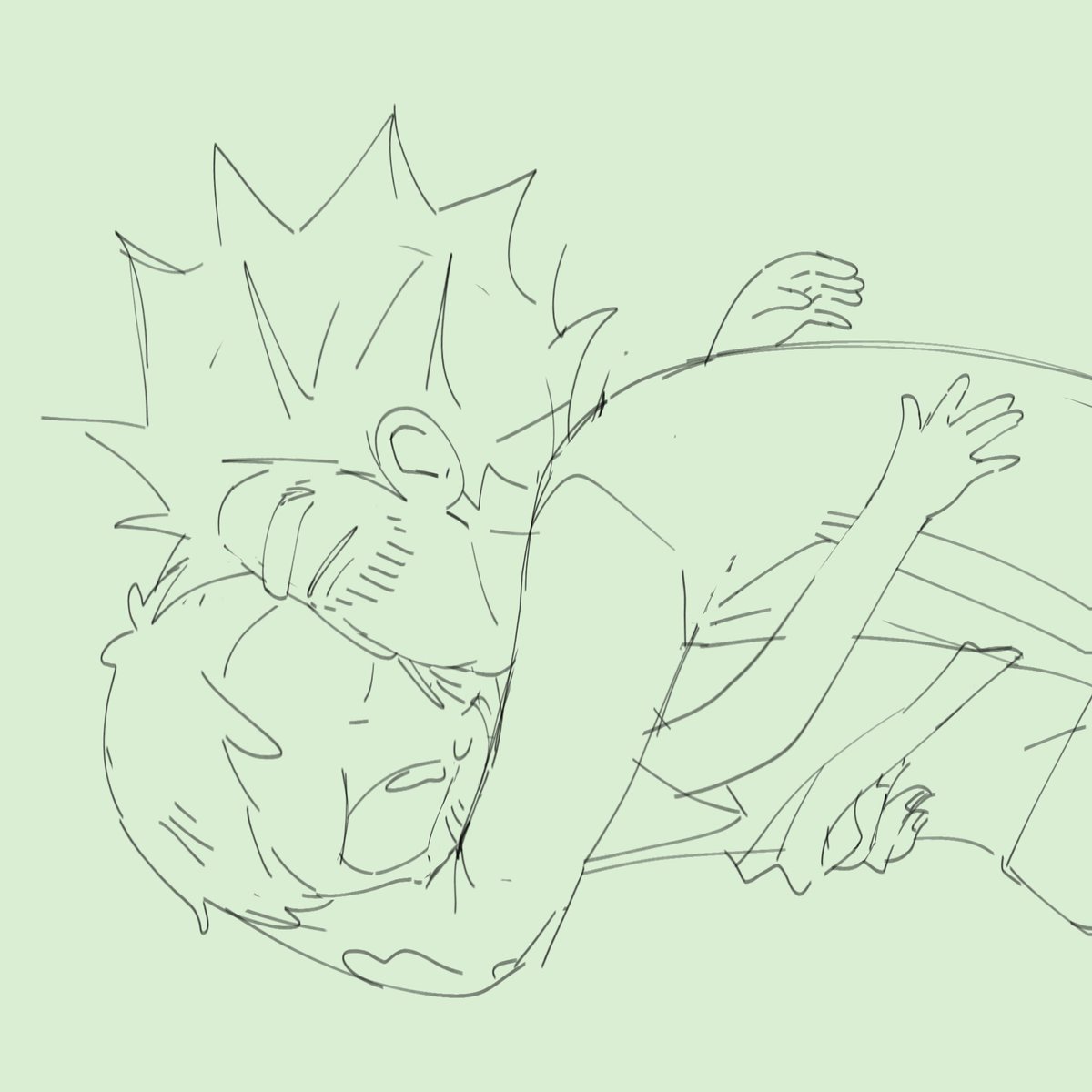 Galactic_Slush0's tweet photo. cannibalized morty captured on camera https://t.co/8czQKHZy1I
