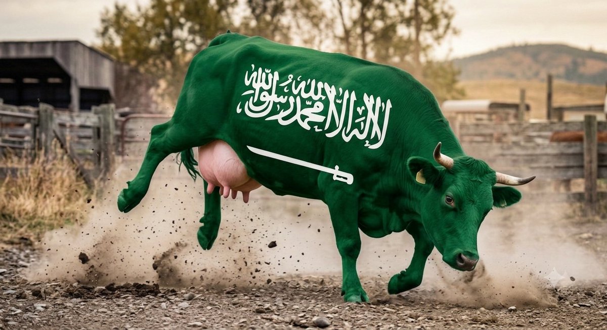yafee969's tweet photo. البقرة الي ما تناطح براسها سيتم ذبحها وربطها برجليها. https://t.co/W9G7DX8Z06