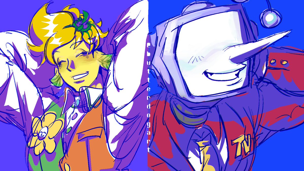 butterdogart's tweet photo. your tv’s best friend! #seedrt #deltarune https://t.co/dvOWOOrWoV