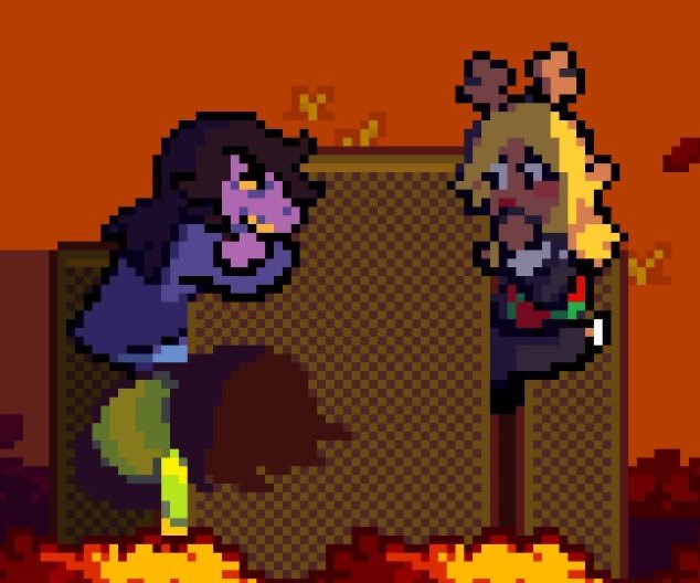 daxhaunts's tweet photo. 100% noelle’s signature move and i love that there’s so many sprites of her doing it https://t.co/26KT3kDQsR