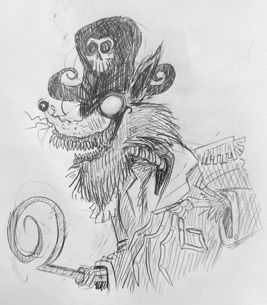 Jebidibbah's tweet photo. More Tim Burton studies but it’s #fnaf1 #fnafmovie https://t.co/6Ex6BVvruo