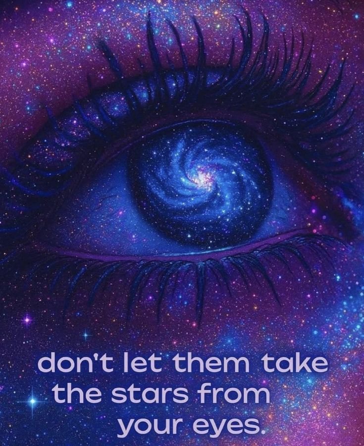 CBPatriot17's tweet photo. don't let them take
the stars from
your eyes.
✨️👁✨️ https://t.co/9RfTRfAqZx