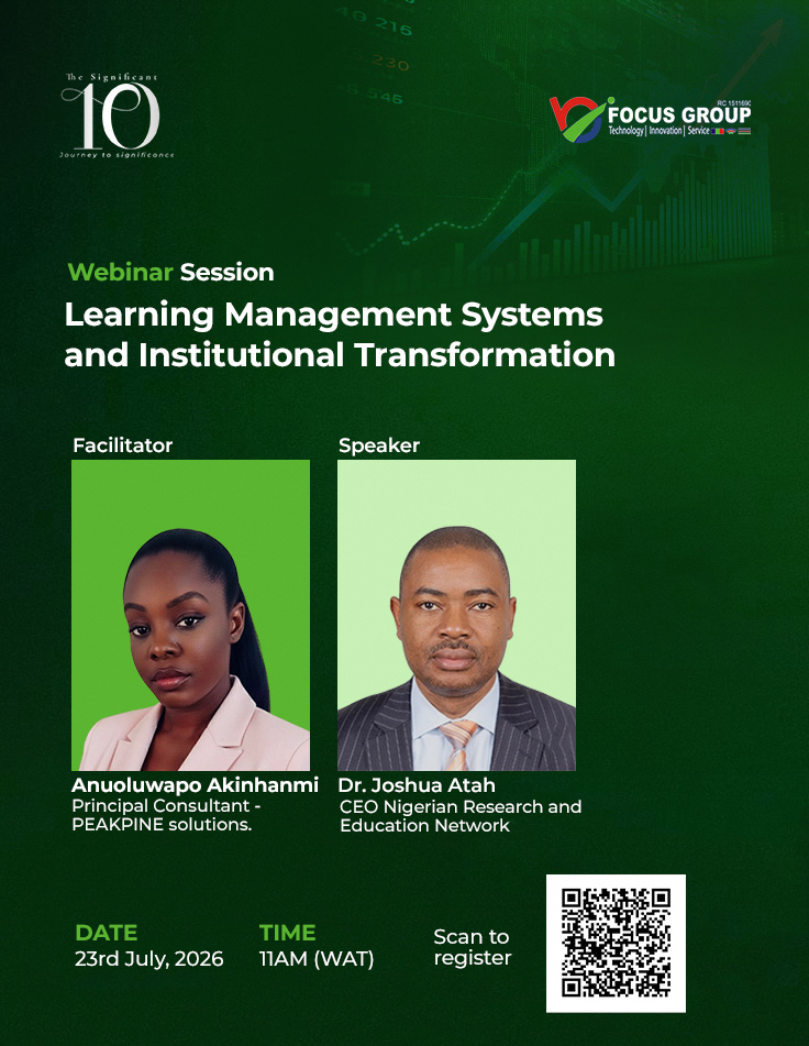 FocusGroup_Ltd's tweet photo. oin us for an insightful webinar on Learning Management Systems and Institutional Transformation, where industry experts will share practical strategies for leveraging LMS to improve teaching, learning, and institutional performance.
#learningmanagemen
#webinars
#businessgrowtth https://t.co/YcE94hkjh3