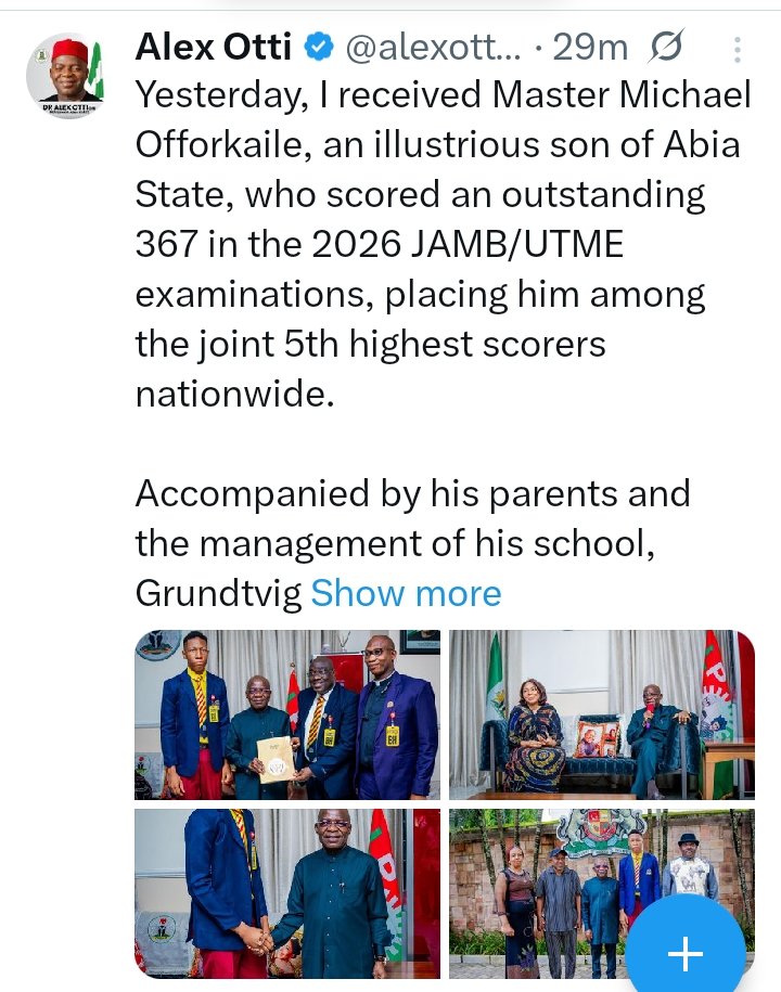 Louisaksteve's tweet photo. @polyglotodulesi We are more than happy that those in authority are beginning to show interest and acknowledge brilliance. https://t.co/3MMODSNJ5g