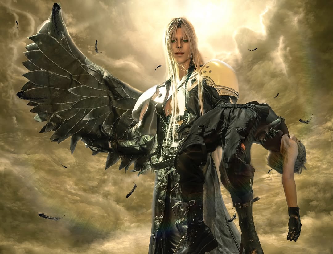 cospoxia's tweet photo. The second I saw the new FFVII Revelations trailer, I had to recreate the scene with my Sephiroth cosplay… https://t.co/hyaGOmsY1L