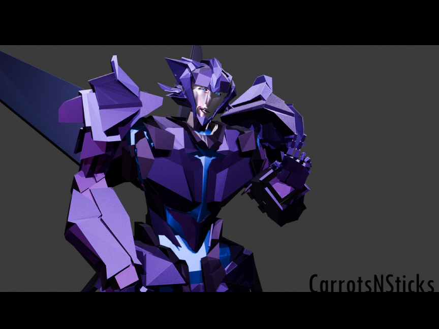 CarrotsNSticks_'s tweet photo. 3D modeling practice with my Transformers OC 

 I used Blender and rendered with Eevee https://t.co/nBZtcNJl19