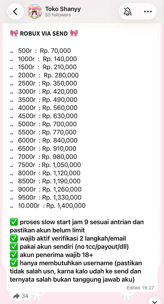 lilacinea's tweet photo. @rezevki Yukk yg mau kelipatan 500r visend proses sesuai antrian di jam 2 siang ini yaa! Bisa dilist PO duluu🤎 https://t.co/UJsGR1jzLq