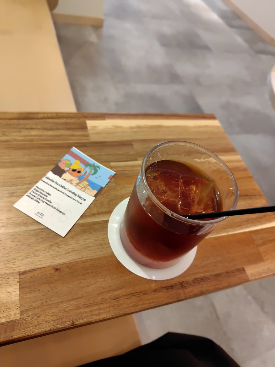 SPARKY_3rdPlace's tweet photo. EINSCoffeeStand 中崎町

コールドブリュー(コロンビア)
800円
評価:感動
飲んだ瞬間のトロピカルジュース感
最高に美味い、リピ確定! https://t.co/elD5NYpr1D