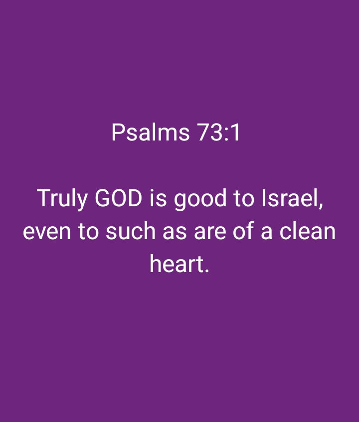 mabuwork's tweet photo. Psalms 73:1 

Truly GOD is good to Israel, even to such as are of a clean heart. https://t.co/wDnrEF9WJj