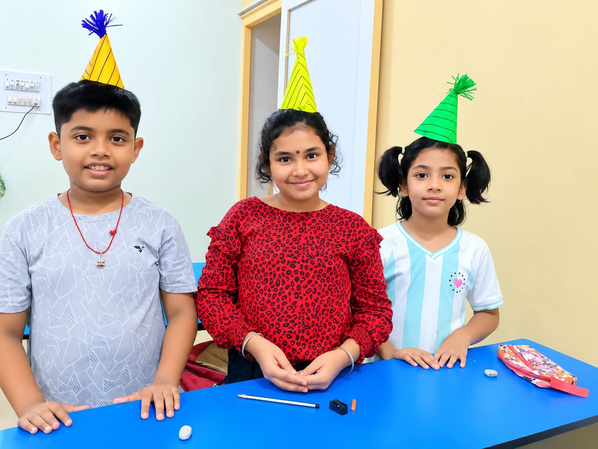 uac__official's tweet photo. Party hats on!

Craft class fun - our little creators made these colourful party hats samples.

Learning with creativity 

#Classroomcelebration #uac #uacfoundation https://t.co/ful4tB1eOv