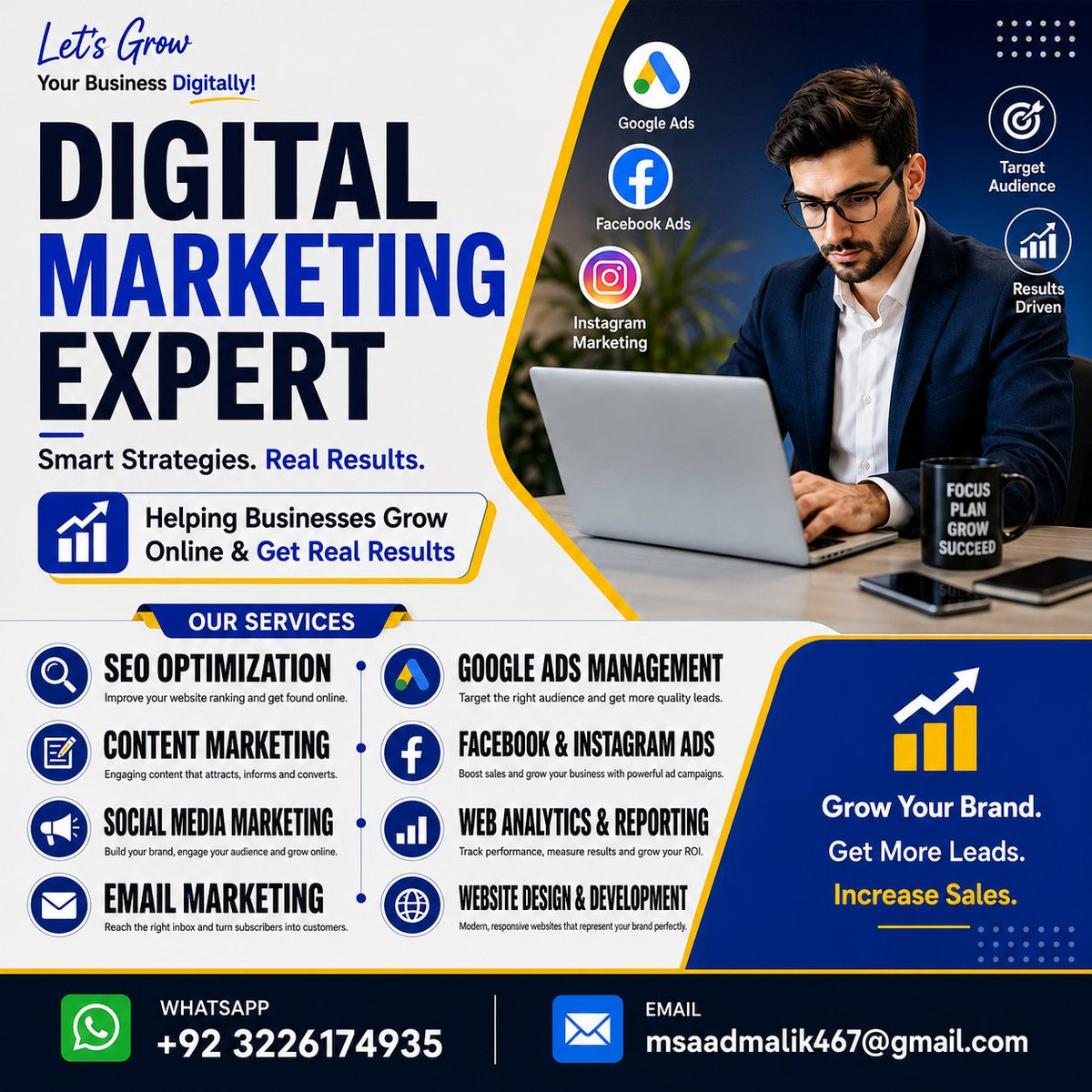 smmbysaad's tweet photo. Grow Your Business with a Professional Digital Marketing Expert!
WhatsApp: +92 3226174935
Email: msaadmalik467@gmail.com
#DigitalMarketing #DigitalMarketingExpert #DigitalMarketingServices #SocialMediaMarketing #SocialMediaManager #FacebookAds #InstagramMarketing https://t.co/scbLRxKpvp
