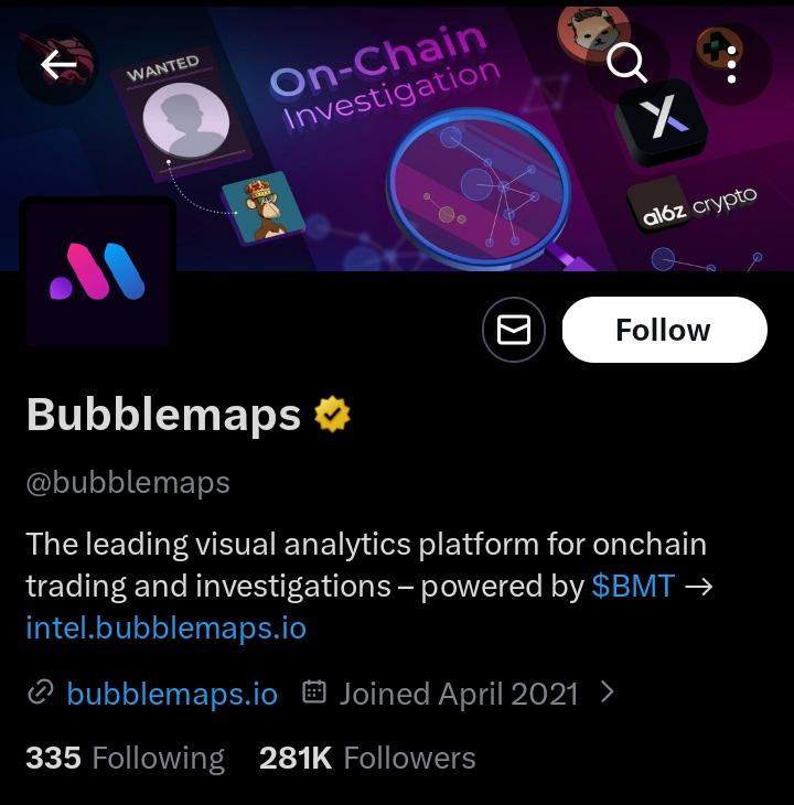 Marvionex's tweet photo. Keep an eye on @bubblemaps $BMT, 

I feel it in my bones that soon it will be in the top gainers 

Very solid product indeed,

bled too much but soon fundamentals will reflect in the price 

I bought it personally 

Waiting patiently!

#BMT $BMT https://t.co/D52312opuu