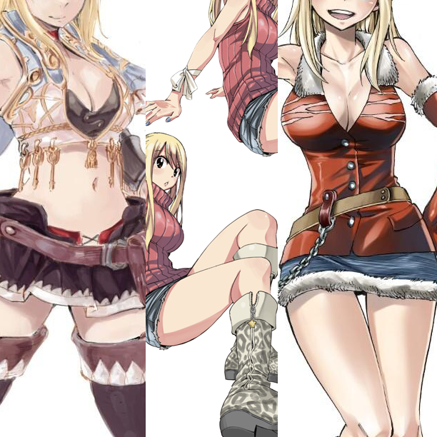 heartfiliafeed's tweet photo. only thing i'll say rn is, i miss when lucy had a more discernible &amp; varied sense of style! in the past you could definitely tell mashima was inspired by trendy fashion for women around her age but recently she's often made to wear more simple fits w/ no real rhyme or reason #imo https://t.co/vA07330utc