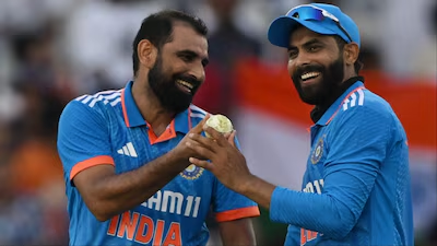Teamindiacrick's tweet photo. 🚨BREAKING NEWS🚨

Mohammed Shami &amp; Ravindra Jadeja are likely to return to Team India for the upcoming ODI series. https://t.co/OSZV4MzkAK