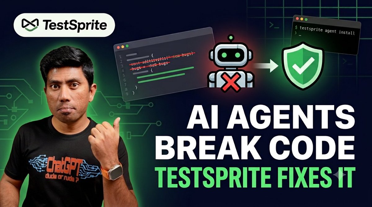 ExecuteAuto's tweet photo. @Test_Sprite CLI - The verification layer for the agentic coding !
https://t.co/tjMTaNoRnL
#executeautomation #agent #codingagent https://t.co/sehfs2CRUA