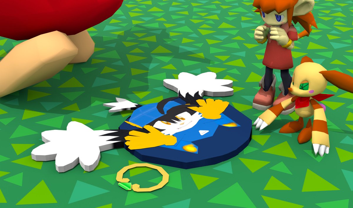 MuseumOfSquishy's tweet photo. Klonoa pancake! Looks like that Moo might be a little too big to be inflated...or Klonoa just wasn't paying attention~
#flattened #flattening #平面化 https://t.co/3nwKXbVBEf
