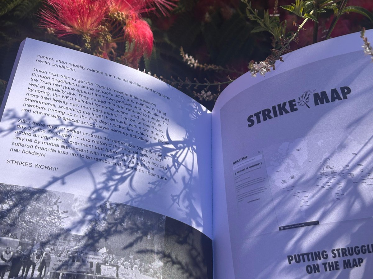 strike_map's tweet photo. NEW | We've published our #StrikeStories we have been collecting from those taking strike action over the last 6 years.
Buy your special edition #StrikeMap X @NotesFrom_Below pamphlet here: https://t.co/2iPQQxnTCk
#StrikeMap #Workers #Campaigns #Organising #Strikes https://t.co/vDGfPSJs8d