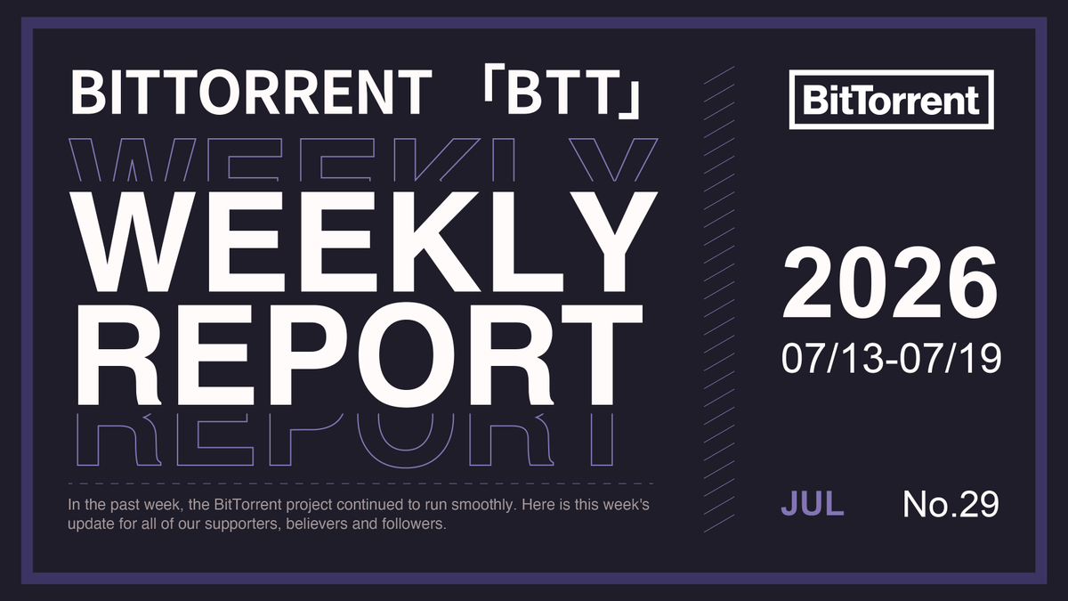 BitTorrent's tweet photo. 📢 LAST WEEK IN #BitTorrent
✅ BitTorrent client installations have reached 582,609,822.
✅ The APY for $BTT staking on BTTC has reached up to 6.42%.

🖱️Learn more: https://t.co/SgCeOHuPB0 https://t.co/z0AhgRwnmI