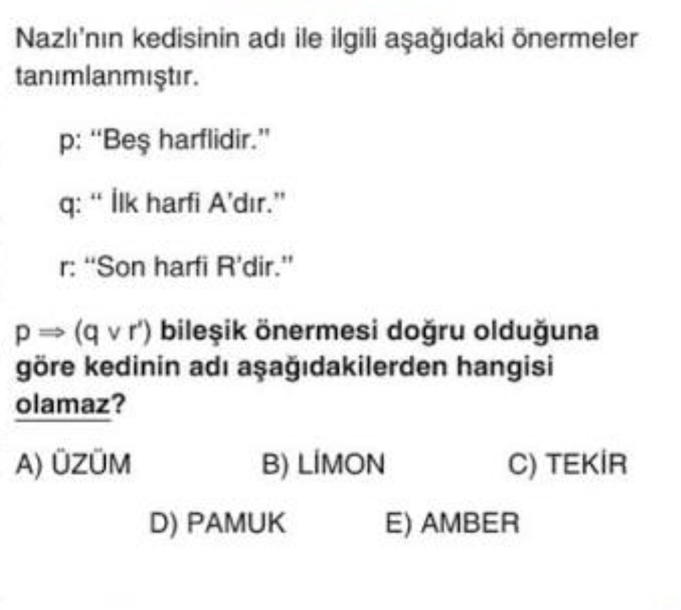yakamozsun_34's tweet photo. 2026 YKS sorusu cevap hangisi sen  bilebilirmisin .? https://t.co/Yv4n7BFl2m