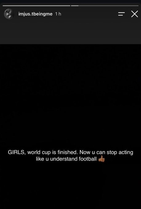 Trivela_Futebol's tweet photo. 🇵🇹ラファ・レオン
「女の子たち、W杯は終わったよ。フットボールを理解しているふりをするのをやめてもいいよ。」
と日本でいうW杯期間だけやたらとユニ着た女性が増える港区系女子界隈をDisったレオンが批判の的になっている…笑
まぁそりゃそうだ。笑
男ども、レオンをサポートしに行くぞ！ https://t.co/gVIkPhFgdE