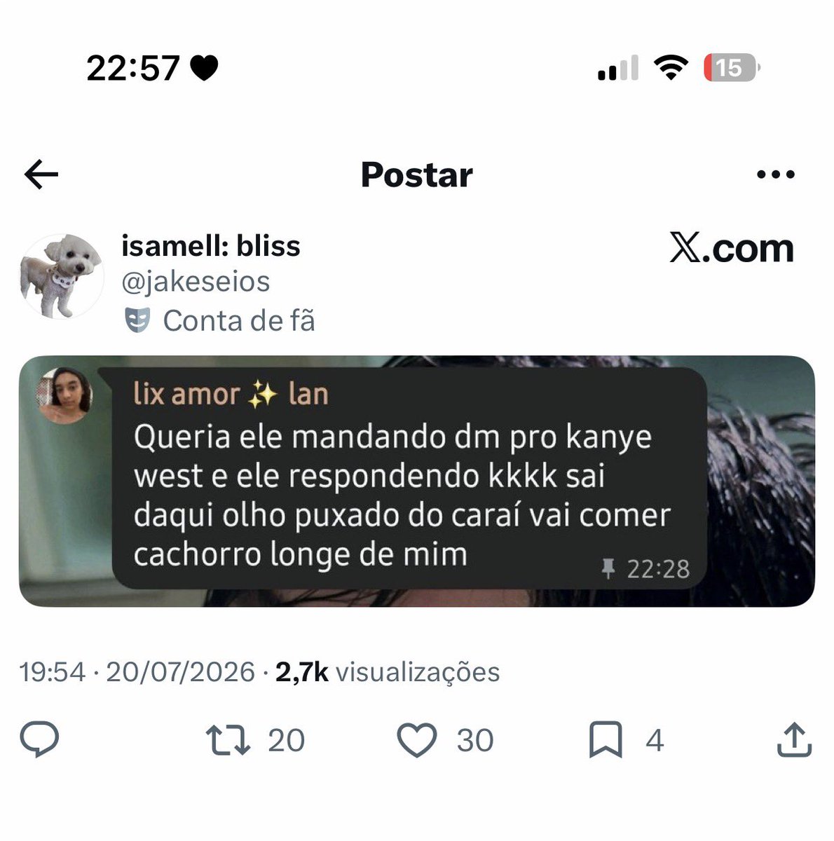hoonteeth's tweet photo. isamell apagou mas tirei print dela com amig fazendo piada racista com o niki oiiiii https://t.co/FkjZGVNW2O