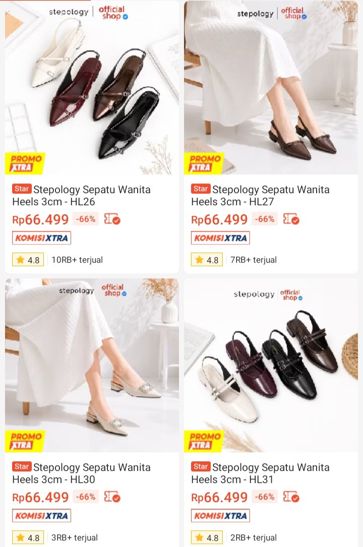 putrioka10_'s tweet photo. TOLOOOONG, INI HIDDEN GEM BANGET😭
Siapa sangka ada tokren yang koleksi heelsnya keliatan mewah tapi elegan dan harganya mulai 40 ribuan aja!😱 https://t.co/cmZn56emPj