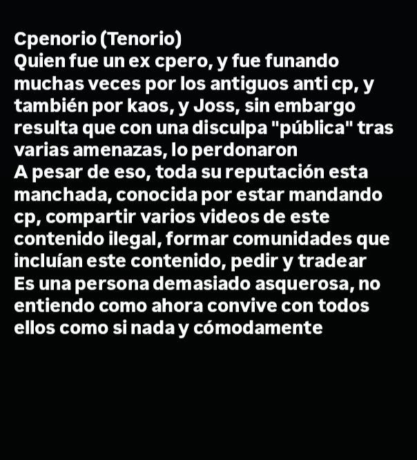 Camihnw8's tweet photo. Ahora cpenorio (tenemos más pruebas, comentaré más cuando pueda sobre ella) https://t.co/lCyv7XVtCd