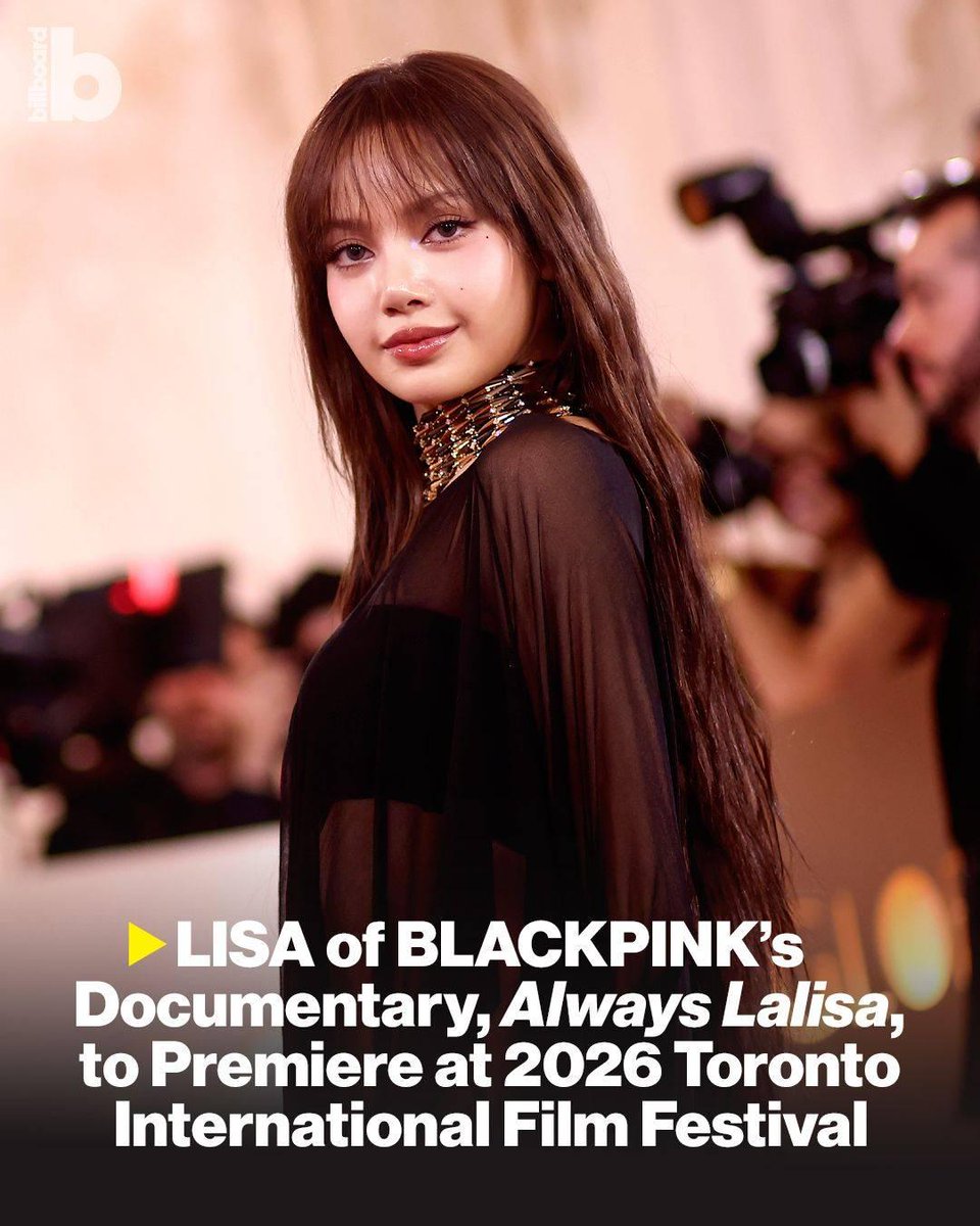 pantip_korea's tweet photo. #LISA เตรียมเปิดตัวสารคดีเรื่อง ‘ALWAYS LALISA’ ที่เทศกาลภาพยนตร์นานาชาติโตรอนโต ปี 2026 ในวันที่ 10 กันยายนนี้

▶ https://t.co/A6fRwbwPUB
▶ https://t.co/XXcjZScQOS

#LISA #리사 #ลิซ่า #LALISA #LisaManoban #LisaBlackPink #BLACKPINK https://t.co/xu6Rk4p9ex
