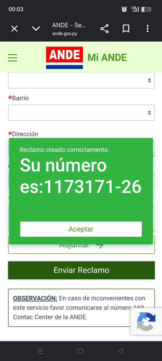 veromc87's tweet photo. @ANDEOficial estamos sin energía en la zona de Molas López y San Pedro de Trinidad/Asunción. No hay viento, no llueve, no hace calor extremo y tenemos que levantarnos a trabajar en unas horas https://t.co/UgttZ7MEbX