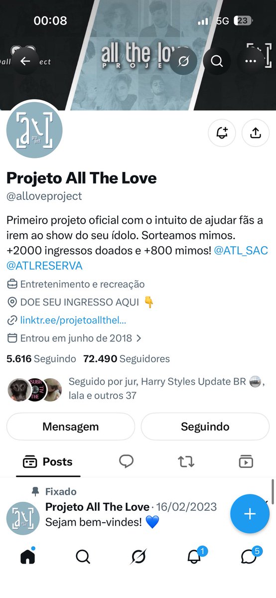 juuh_gds's tweet photo. @alloveproject #MeLevaATL 

Ser fã do Harry faz parte da minha vida desde a época do One Direction. Nunca consegui ir a um show dele e dessa vez, fiquei desempregada antes de conseguir comprar o ingresso. Ser escolhida seria realizar um sonho que espero há muitos anos. https://t.co/MSZrlEQxzX