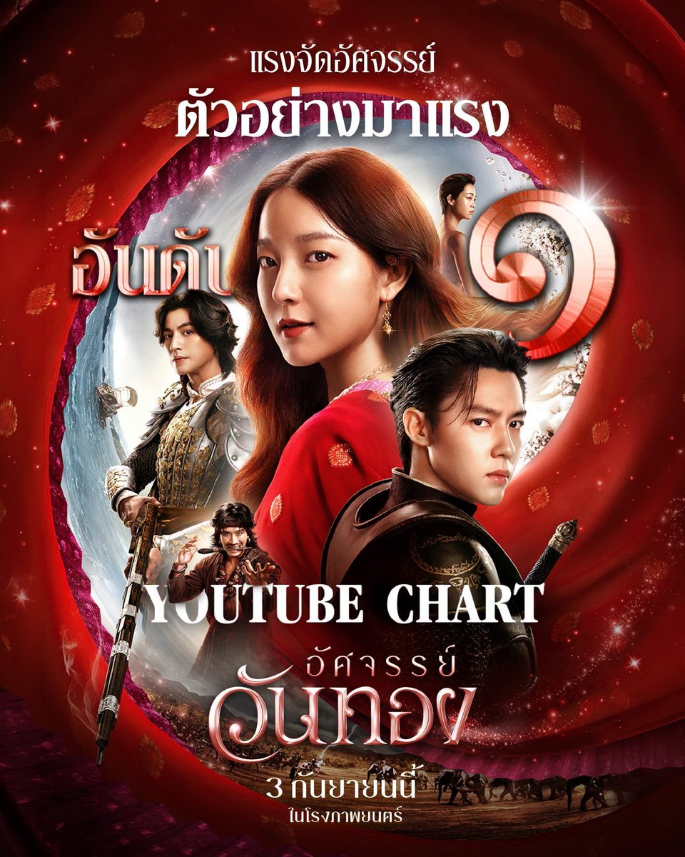 MajorGroup's tweet photo. อัศจรรย์ปังไม่ไหว วันทองฟีเวอร์ฮิตลั่นนคร
ขึ้นแท่นตัวอย่างหนังมาแรงอันดับ 1 YOUTUBE CHART

ใครยังพลาดไม่ได้ดู ต้องตามไปโดนแล้ว
ตัวอย่าง : https://t.co/kxkdIKZa1k

‘อัศจรรย์วันทอง’
3 กันยายนนี้ ที่ เมเจอร์ ซีนีเพล็กซ์

#อัศจรรย์วันทอง
#InTheNameOfLove
#InkWaruntorn
#mark_prin
#GulfKanawut
#BlackDragonEntertainment
#MajorCineplex