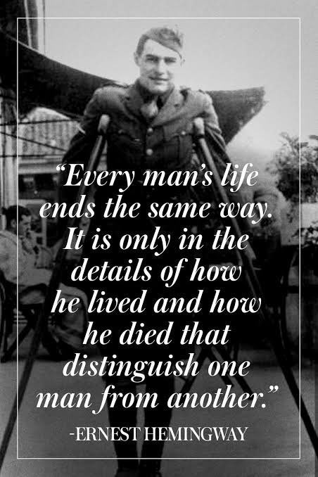 sanjayjavin's tweet photo. ernest hemingway, born #otd in 1899,in illinois, U.S. novelist & short-story writer, awarded the nobel prize for literature in 1954. a consummately contradictory man,loved life and lived on its edge.war,tragic love & big games were his favourite themes and emanated from his life.

“no one you love is ever truly lost .”
@EduMinOfIndia