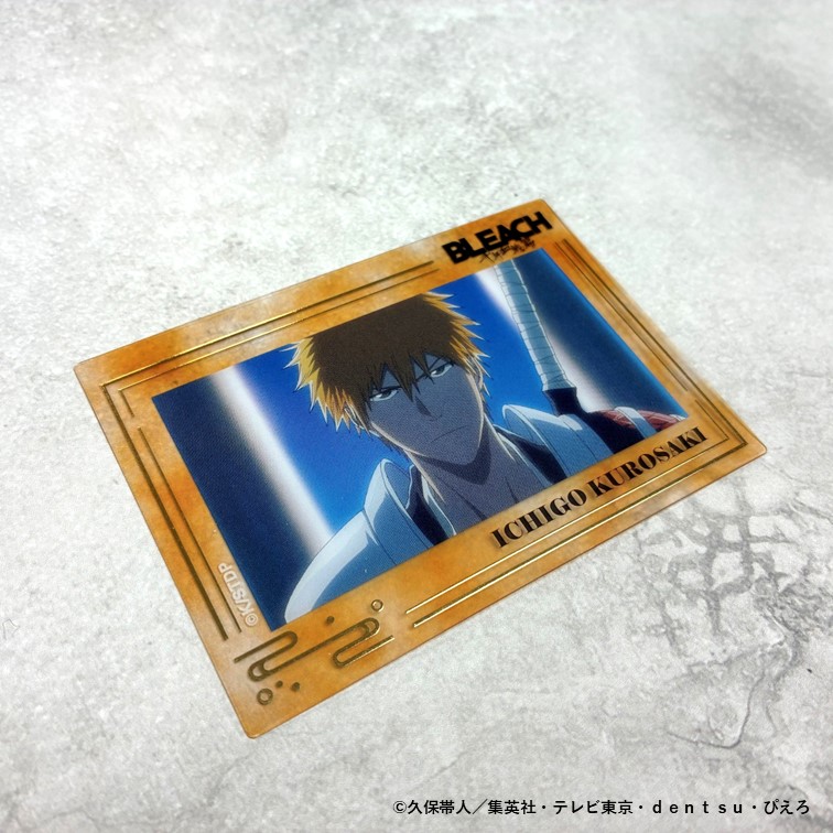 BLEACH クリアカード 箔押し セット ◤ー新商品情報ー◢ トレーディング場面写箔押しクリアカードが8