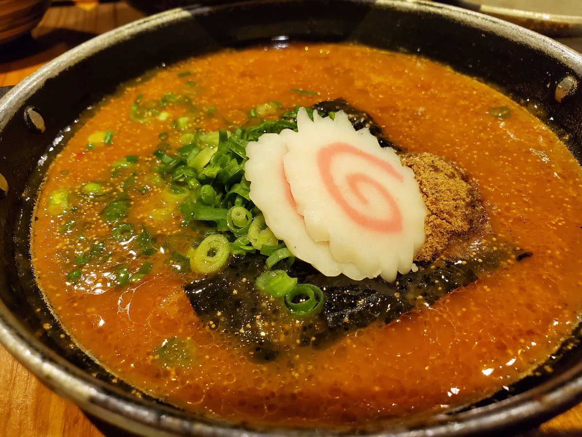 gunkatsu's tweet photo. 池袋近くまで来たのできょんさんと飯

元祖めんたい煮込みつけ麺
麺飯セット（麺600g） https://t.co/mklhy7HUcR