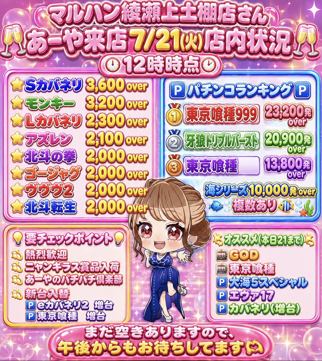 エヴァ快適すぎたから夜出戻りするかもしれませんがっ！！ 休憩戻り
