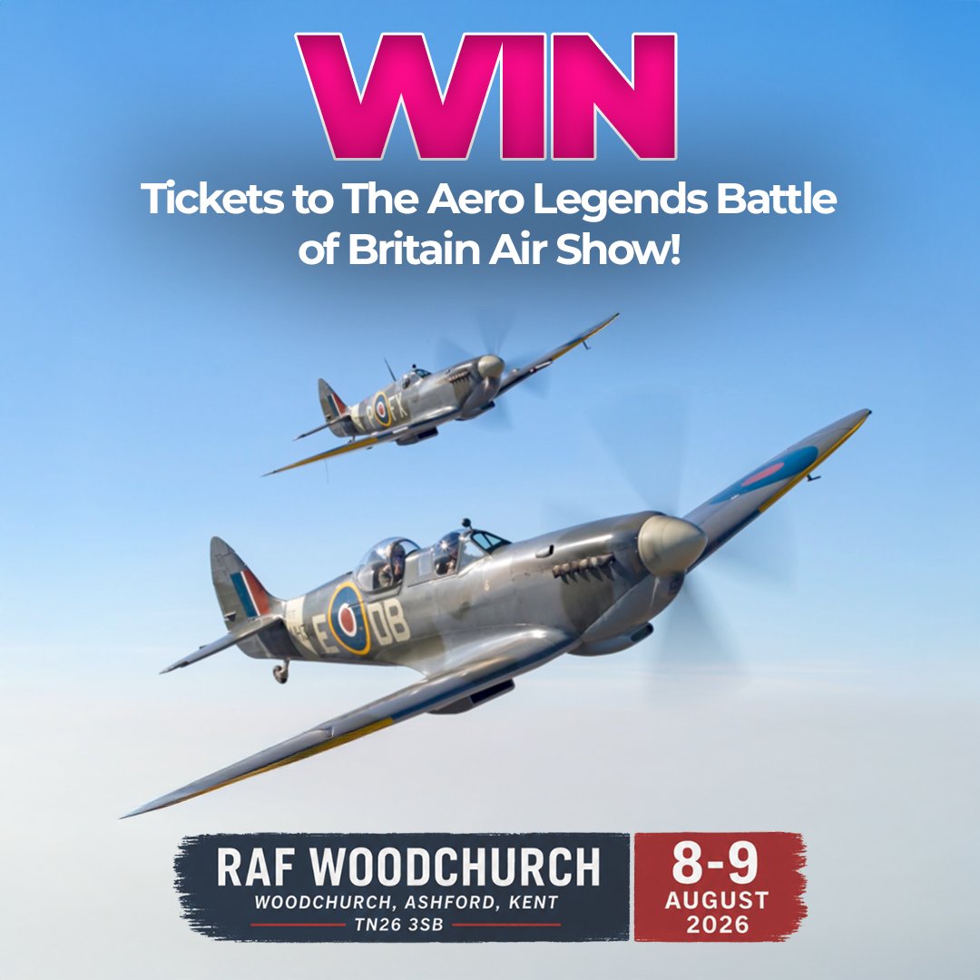 kmfmofficial's tweet photo. It's a Winning Weekend on kmfm this weekend ✨✈️

We have family tickets to the Aero Legends Battle of Britain Airshow to give away

Listen across the weekend for your chance to win 🎟️🎟️ https://t.co/dXKLA3l5lK
