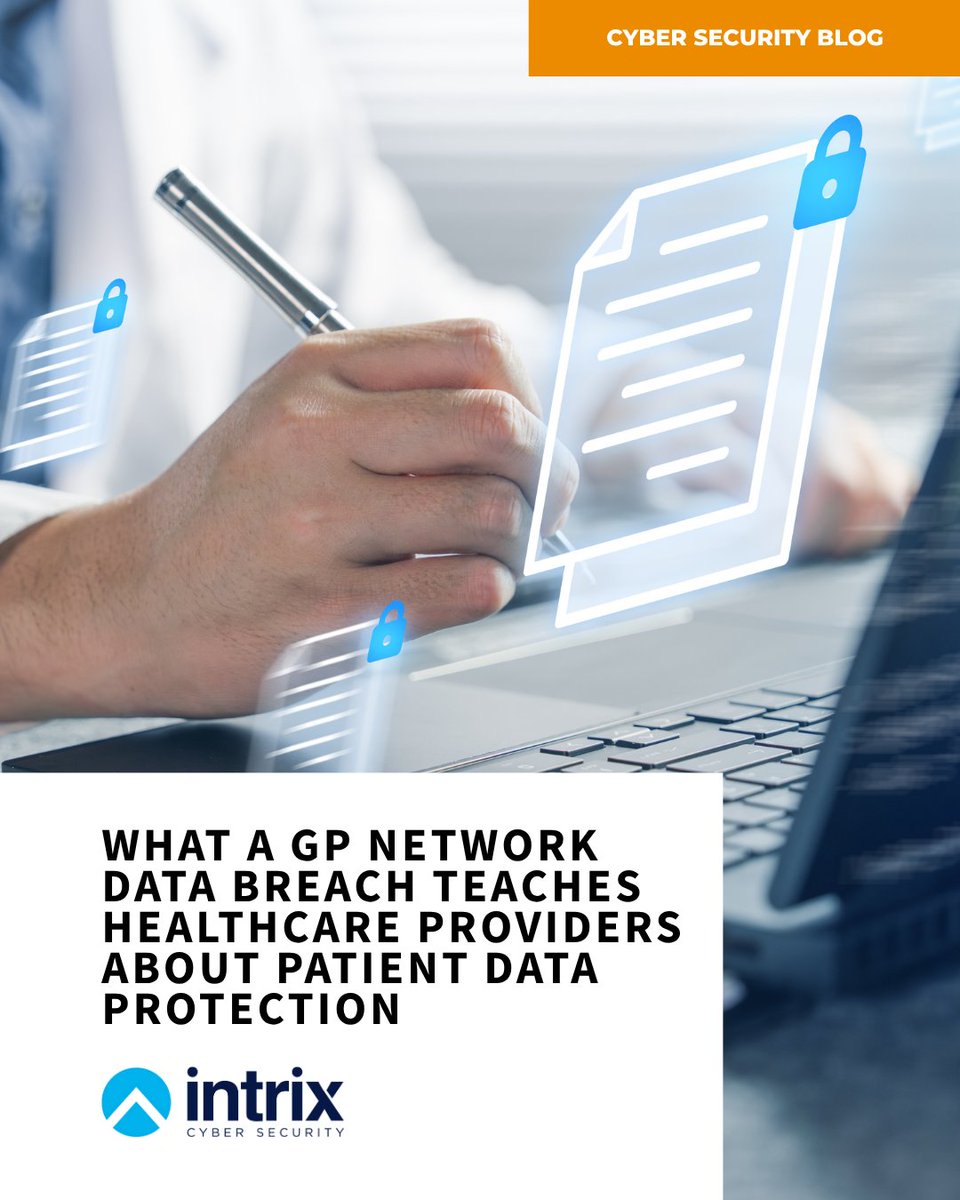 CyberIntrix's tweet photo. Healthcare data is one of cybercriminals' most valuable targets.

What can healthcare providers learn from a recent GP network data breach?

Read more:
https://t.co/wejdzfjGKS

#CyberSecurity #HealthcareSecurity #DataProtection #Intrix https://t.co/9dQ6fY2ysy