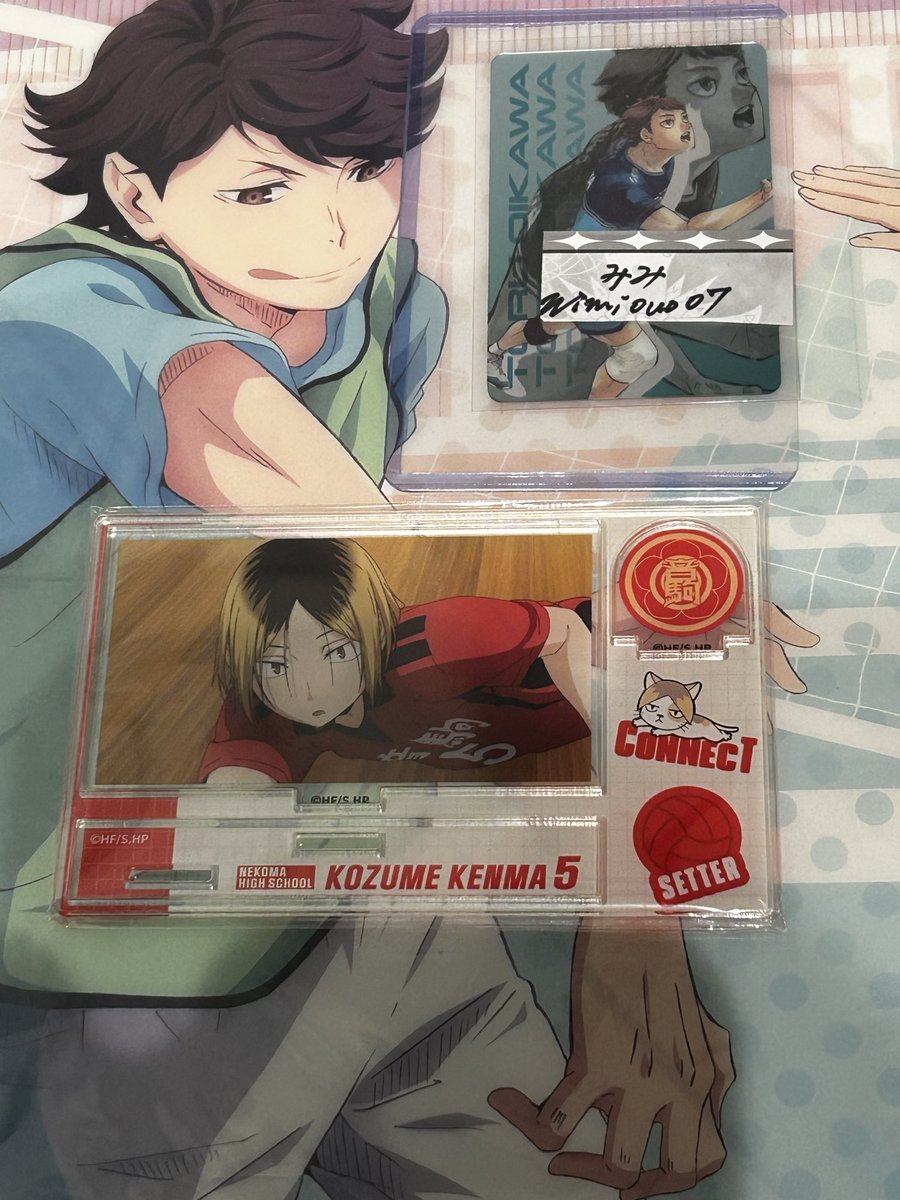 mimiouo07's tweet photo. 交換　
ハイキュー　MEMRIAL ACRYLIC STAND
ハイキュー　メモリアルアクスタ

譲　孤爪　　くん
求　及川 https://t.co/pBCW7P6dxe