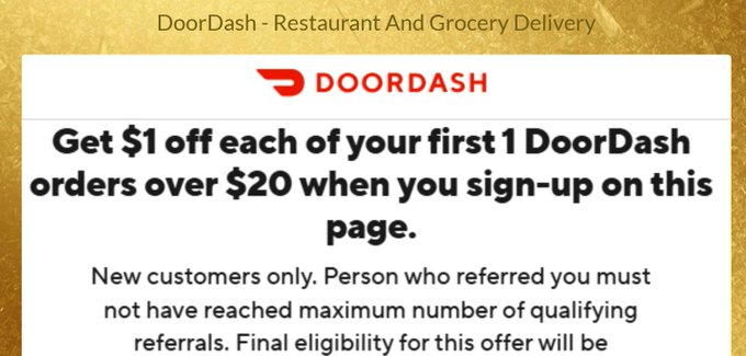 JonArauzo's tweet photo. Have your dinner delivered to you tonight from any of your favorite restaurants using DoorDash. Sign up now to get started! 🚗 🛍️
➡️ https://t.co/2fLzlyqGR7
#food #delivery #favorite #restaurants #signup https://t.co/OCrY1HBiPy