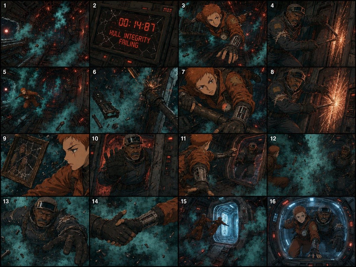 Zero-Gravity Survival Storyboard