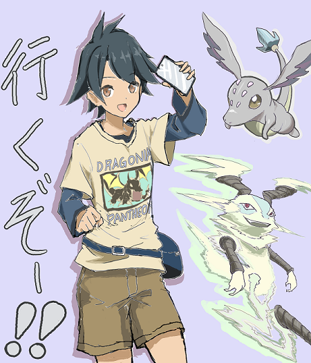 Sacky_depot09's tweet photo. 主人公（名前未定）＋アートマ

#イラスト　#オリジナル https://t.co/fObiq4HG8x