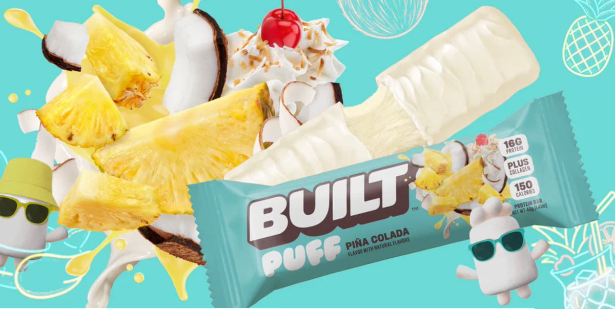 andrewbishup's tweet photo. Tropical snack mode: ON ๐ด๐๐ฅฅ Built Puff Piรฑa Colada is giving vacation vibes with 16g protein + 150 calories. Use code BISHOP2020 to save!
#BuiltPuff #BuiltBar #PinaColada #ProteinSnacks #SnackReview #BeBuilt #Built https://t.co/n47yduZxFP