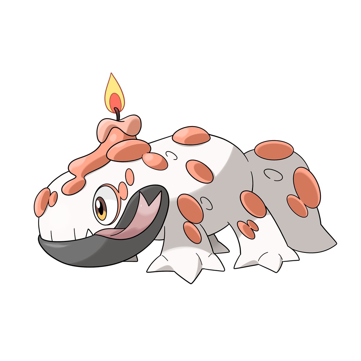 sarivalregion's tweet photo. Meet the Gila monster Pokemon. Designed by @jhoanjlf 

#016-Gilawax(Poison/Fire)
Species: Gila Monster Pokémon
Ability: Corrosion/Flash Fire
Hidden Ability: Thick Fat
Gilawax evolves into Gilamelt with the Fire Stone
Name Origin: [Gila + Wax]
Based on a Gila monster and a candle https://t.co/VYAF1OrMNt